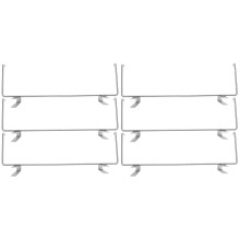 6Pcs Durable Silver Beekeeping Frame Holder Steel Hive Support Bracket