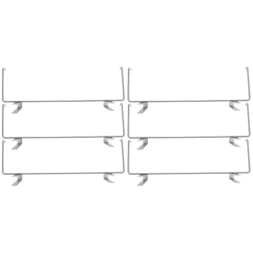 6Pcs Durable Silver Beekeeping Frame Holder Steel Hive Support Bracket