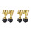 4Pcs Gold Book Shaped Trophy Plastic Reading Prize for Student Awards 1