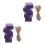 2Ensembles Base Artisanal Violet DIY Décor Délicate 8