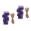 2Ensembles Base Artisanal Violet DIY Décor Délicate 9