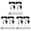 12Pcs Adjustable Ratchet Rope Hanger for Grow Light Black Strong 1