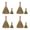 8Pcs Compact Natural Grass Desk Brooms Soft Bristle Sweeper for Home 6