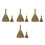 8Pcs Compact Natural Grass Desk Brooms Soft Bristle Sweeper for Home 8