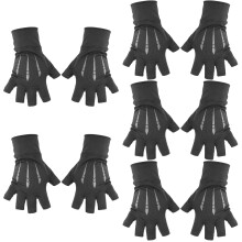5Pairs Outdoor Fishing Gloves Ice Silk Uv Protection Anti-Slip Gloves