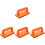 4Pcs Orange ABS Push Block for Table Saw Woodworking Safety Tool 1