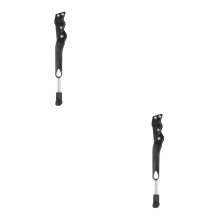 2Pcs Kickstand for Bike Black Durable Aluminum Alloy Support