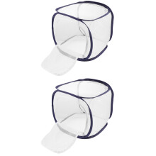 2Pcs Breathable Mesh Habitat Cage with Clear Window for Insect Storage