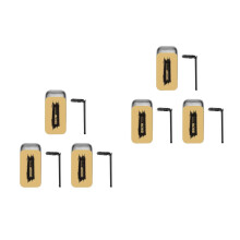 6Sets Eyebrow Styling Pomade and Brush Set Khaki Natural Finish Makeup