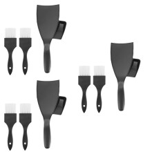 3Sets Hair Dye Kit Black ABS DIY Hair Coloring Board Salon Tool Set