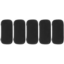 5Pcs Eva Diabetic Case Black Hard Carry Insulated Insulin Storage Bag