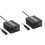 2Pièces Inverseur Auto USB Double 150W Refroidissement Compact Noir 1