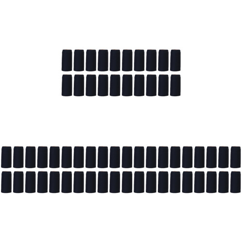 300Pièces Capsules Bouchon Thermorétractable Noir Accessoires Vin