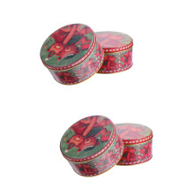 4Pcs Iron Storage Boxes Multi Color for Candy Cookie and Small Gifts