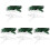 5Pcs Sturdy Transparent Xmas Tree Holder Plastic Detachable Tree Stand 3