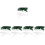 5Pcs Sturdy Transparent Xmas Tree Holder Plastic Detachable Tree Stand 6