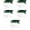 5Pcs Sturdy Transparent Xmas Tree Holder Plastic Detachable Tree Stand 8