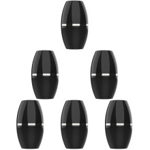 6Pcs White Facial Oil Control Tool Volcanic Stone Roller for Oily Skin