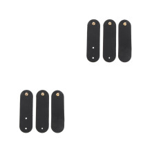 6Pcs Black Wire Organizer Earbud Wired Headphone Cable Winder
