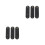 6Pcs Black Wire Organizer Earbud Wired Headphone Cable Winder 1