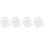 4Pcs Kitchen Sink Sponge Holder White Plastic Drain Rack Organizer 1