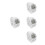 4Pcs Outdoor White LED Digital Sports Watch Multi-Function Waterproof 1