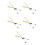 5Pairs Wood Handle Drum Brushes White Drumstick Set for Beginners 1