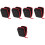 5Pcs Shockproof Black Eva Rangefinder Storage Pouch for Golfing 1