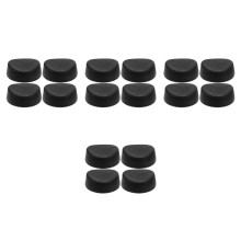16Pcs Black Plastic Spinning Bike Armrest Pads Ergonomic Elbow Cushion
