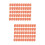 100Pcs Mini Orange Sponge Nail Files Handheld Buffers for Manicure 1