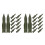 40Pcs Kids Green Plastic Toy Rockets Realistic Space Shuttle Models 1