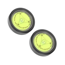 2Pcs Black Aluminum Balanced Disc Stabilizer Vinyl Record Weight Clamp