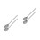 4Pcs Stainless Steel Extendable Telescopic Spoons Silver Multipurpose 4