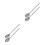 4Pcs Stainless Steel Extendable Telescopic Spoons Silver Multipurpose 5