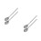 4Pcs Stainless Steel Extendable Telescopic Spoons Silver Multipurpose 9