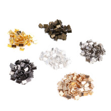 1800Pcs Iron Ribbon End Clips Assorted Color for Jewelry and Crafts