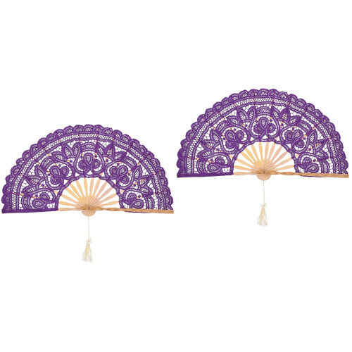 2Pièces En Et Bambou Violet, Décor Et
