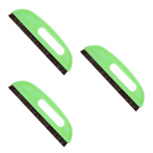 3Pcs Lightweight Handle Green Wallpaper Brush Horse Hair Wall Cleaning