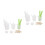 2Sets Assorted Silicone DIY Epoxy Tools Kit Measuring Mixing Cups 4