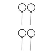 4Pcs Handheld Double Convex Concave Optical Lenses for Physics Labs