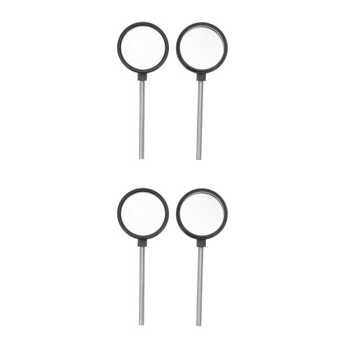 4Pcs Handheld Double Convex Concave Optical Lenses for Physics Labs
