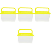 4Pcs Portable Transparent Fish Tank And Turtle Box For Pet Hamster