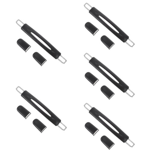 5Pièces Grip Plastique Noir Usage Voyage