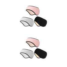 6Pcs Soft Cotton Sleep Ear Muffs with Adjustable Strap for Men Women