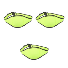 3Pièces Sac Ceinture Micro Néoprène Vert Pour Sport Et Fitness