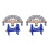 4Pièces Pont De Train Simulé En Bois ABS Pour Jeu Construction DIY 1