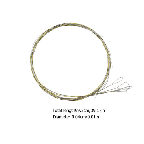 10Pcs Durable Banjo Strings Replacement Kit Metal Assorted Colors 1