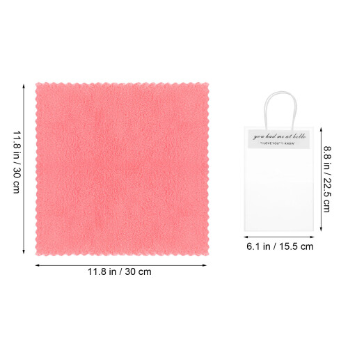 48Pièces Linges En Corail Doux Multi-Usage Décoratif 1