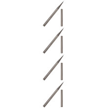 4St Nagel Art Liners Grijs Metalen Penselen Voor Manicure En Nail Art