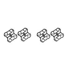 4St Fietsschoenen Zwart Met Platte Locking Adapter Voor Road Bike